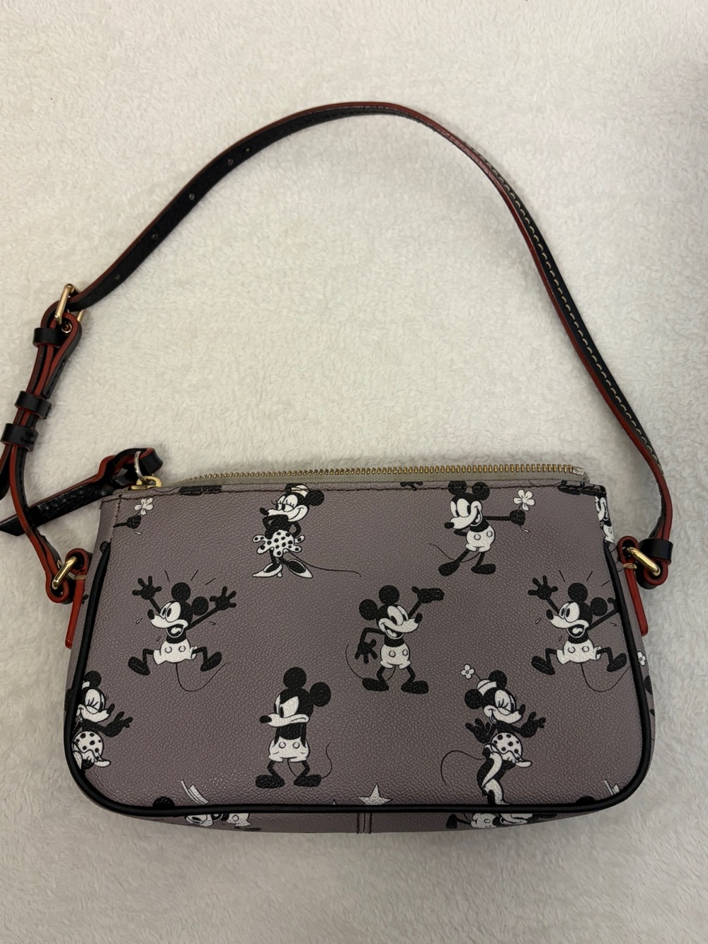 Dooney & Bourke Classic Mickey Print Convertible Mini Purse - Picture 2 of 5